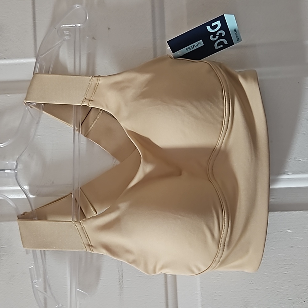 DSG Do It All High Support Sports Bra: NEW KHAKI: SIZE XS